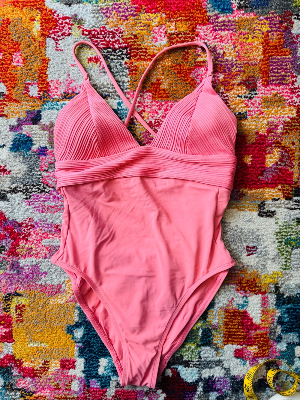 ROBIN PICCONE V-neck One-piece Swimsuit - size 8